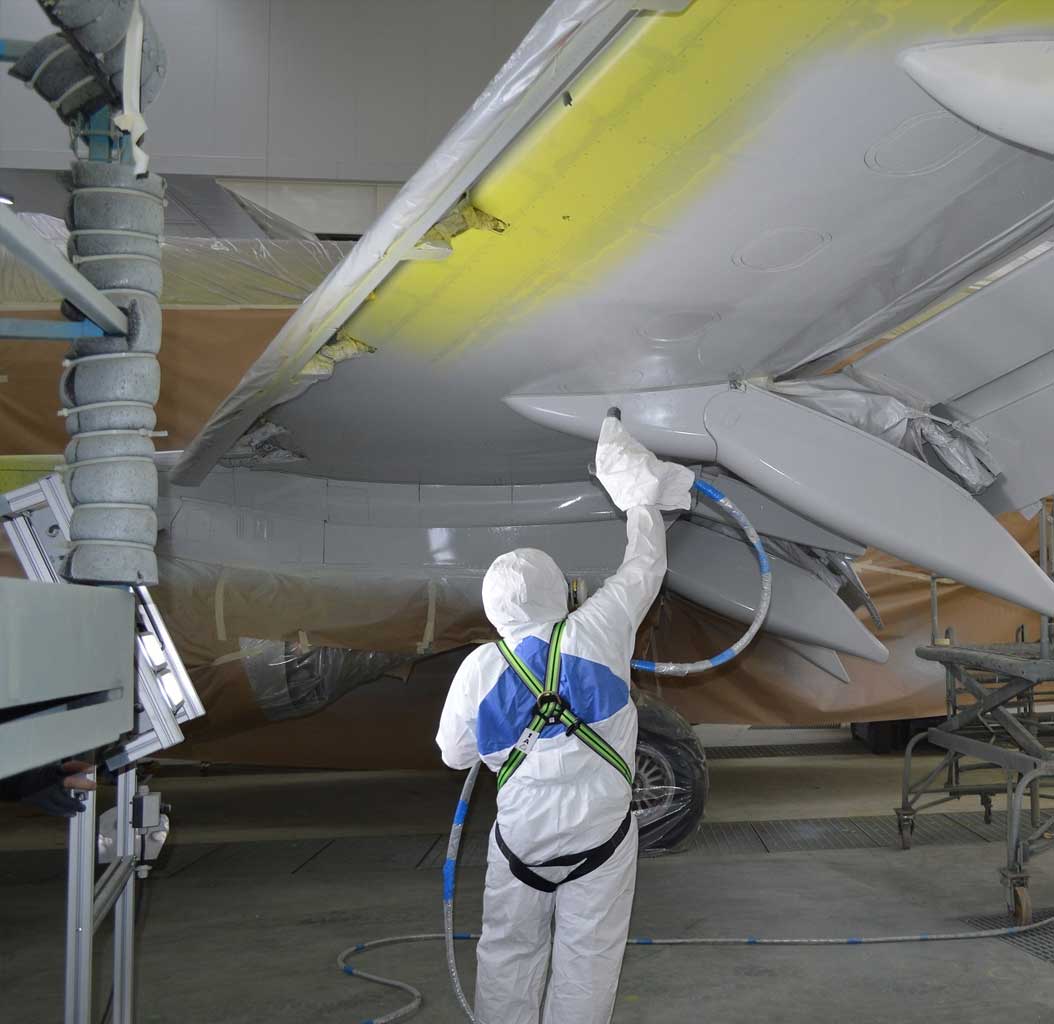 Cabinas de Pintura para el sector Aeronáutica